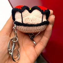 Load image into Gallery viewer, Funny BooBie Pillow Crochet Keychain K0405
