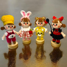 Load image into Gallery viewer, Costume Velvet Red Nose Gals Crochet Figure K0506
