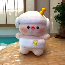 Load image into Gallery viewer, Bath House Fuzzy Piggy Crochet Figure K0537
