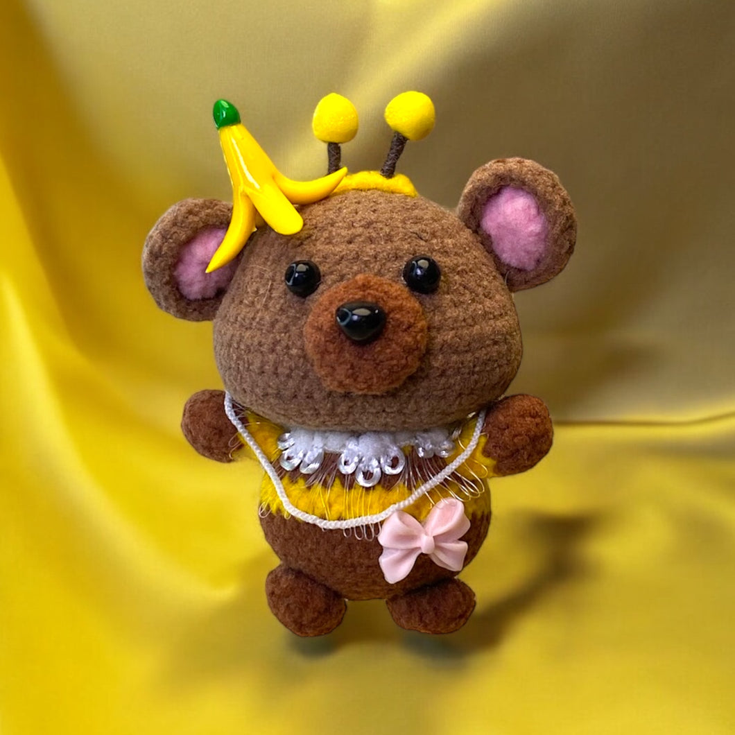 Bear Bee Micro Premium Crochet Figure K0549