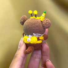 Load image into Gallery viewer, Bear Bee Micro Premium Crochet Figure K0549
