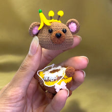 Load image into Gallery viewer, Bear Bee Micro Premium Crochet Figure K0549
