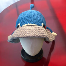 Load image into Gallery viewer, Cute Cuddly Soft Shark Crochet Beanie
