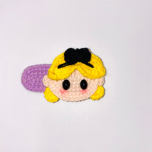 Load image into Gallery viewer, Princess Themed Yarn Hair Clips
