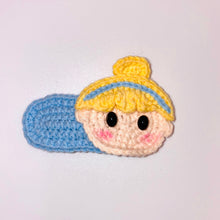 Load image into Gallery viewer, Princess Themed Yarn Hair Clips
