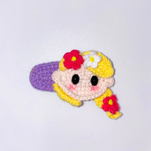 Load image into Gallery viewer, Princess Themed Yarn Hair Clips
