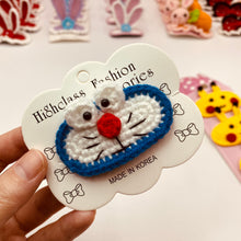 Load image into Gallery viewer, Doraemon Yarn Hair Clip
