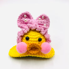 Load image into Gallery viewer, Cute Ducky with Pearl Bow Hair Clip
