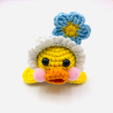 Load image into Gallery viewer, Ducky with Blue Flower
