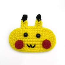 Load image into Gallery viewer, Cute Bear and Pika Yarn Hair Clips
